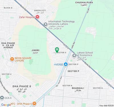 DHA PHASE 8 S BLOCK 100 FT ROAD TWO SIDE OPEN PLOT FOR SALE NEAR TO COMMERCIAL MARKET VERY ATTRACTIVE AND HOT LOCATION PLOT