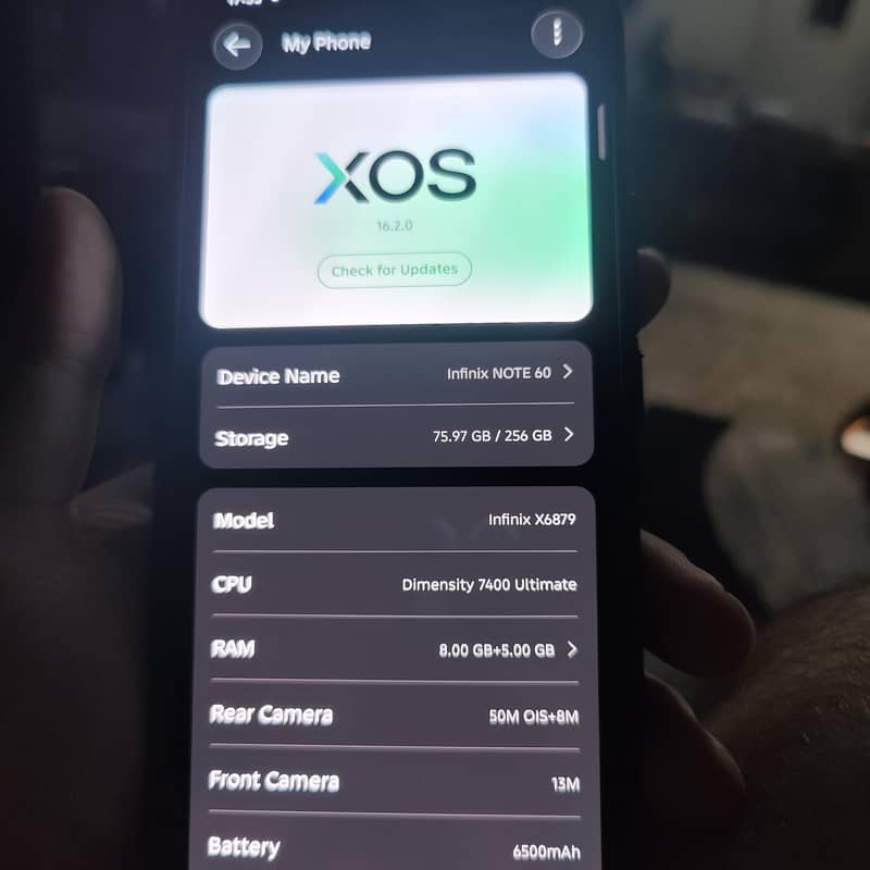 Infinix note 60 3