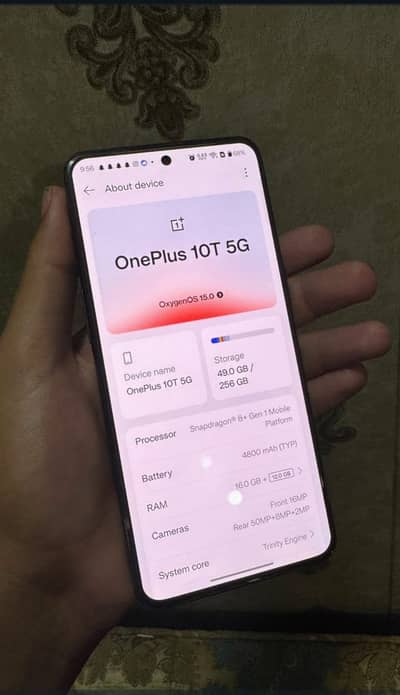 One Plus 10T 16gb 256gb with orignal charger 150W