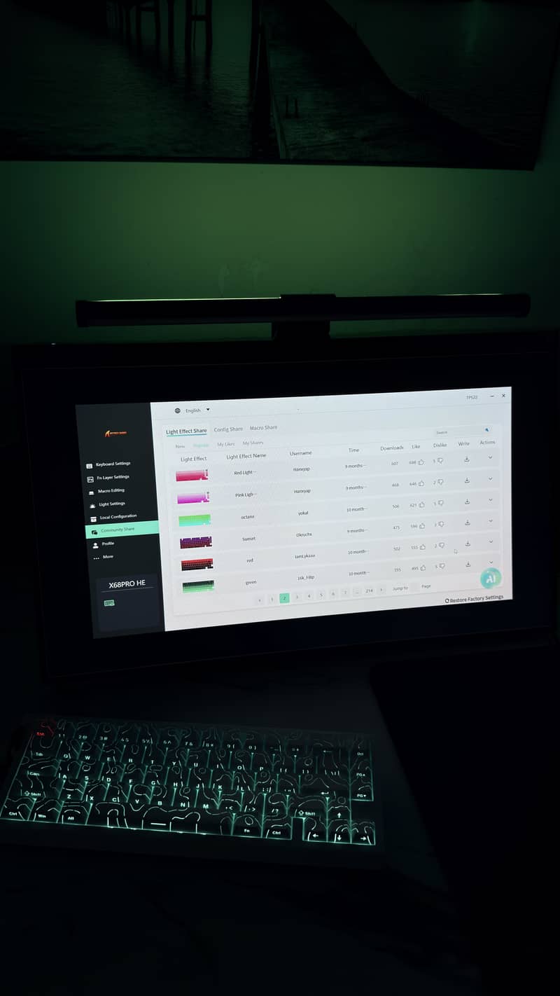 Attack shark H68 Pro he 4