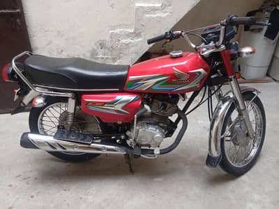 Honda CG125 2023 Red | Total genuine | Excellent condition
