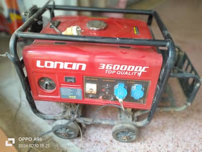 Loncin 3500 generator best condition home used