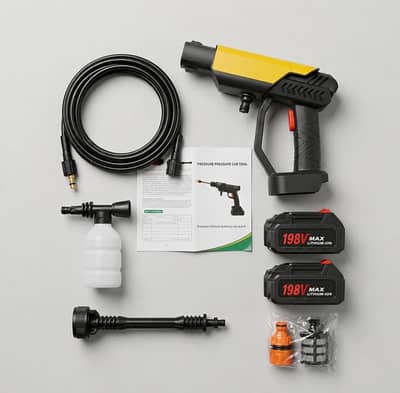 Superstar Rechargeable Pressure Washer - 198v Double batteries