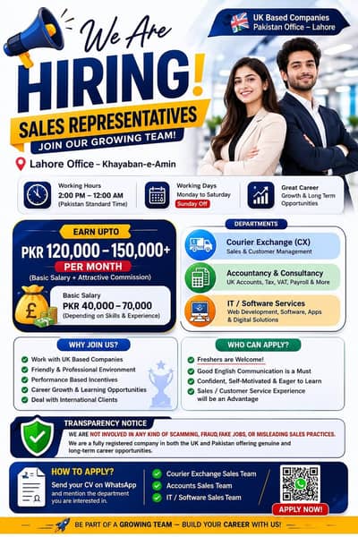 Hiring Sales Representative