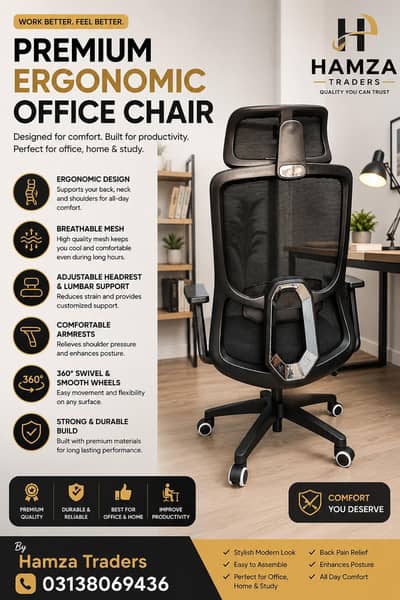 Revolving Chair/ Office Chair/ Computer Chair/ Executive Chair