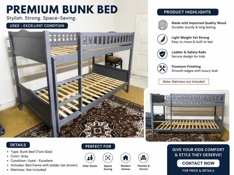 Bunk Bed (can be separated) 3