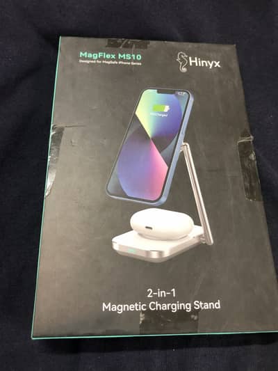 Hinyx MagFlex MS10 – 2-in-1 Magnetic Wireless Charging Stand