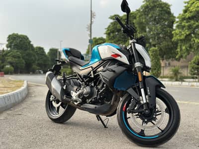 CFMOTO 450NK | March 2025 | Zephyr Blue