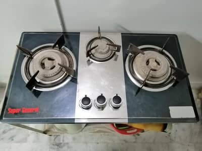 3 burner stove