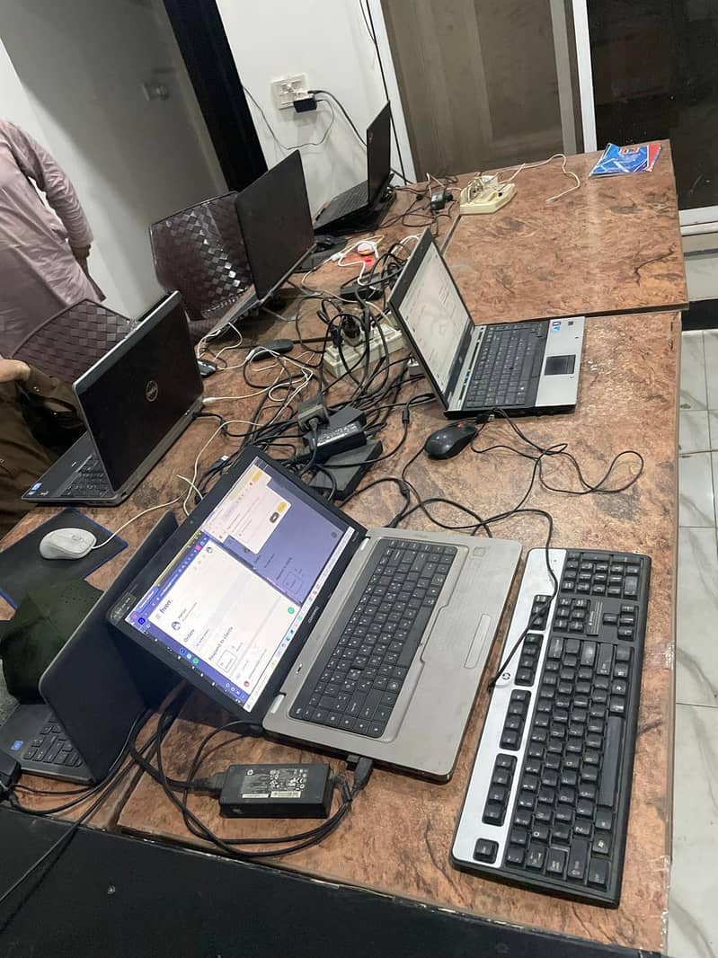 office tables complete setup 2