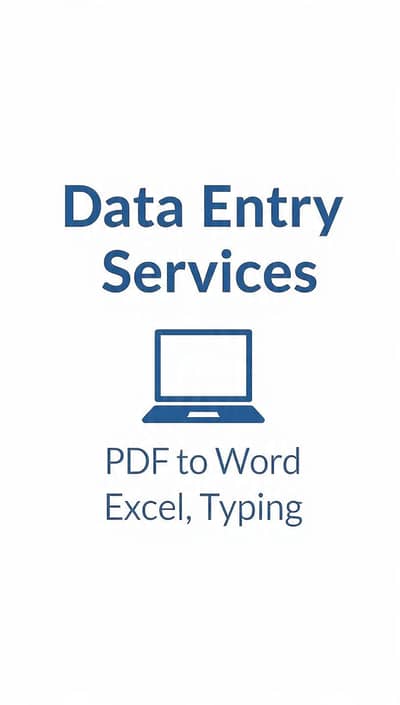 I will do fast and accurate data entry in excel and word