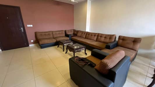 Sofa set with coffee tables