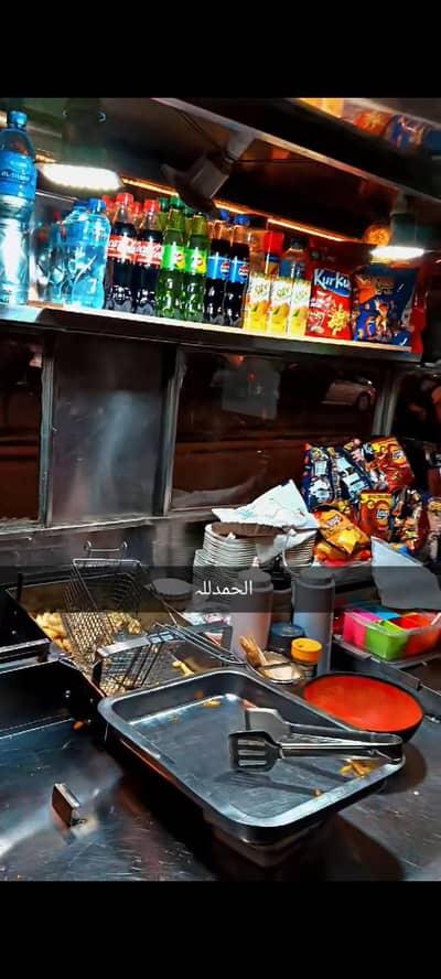 3×6 feet fast food cart