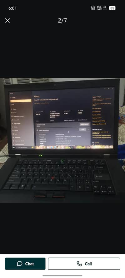 lenovo thinkpad T520 8GB ram_fast 128 GB SSD