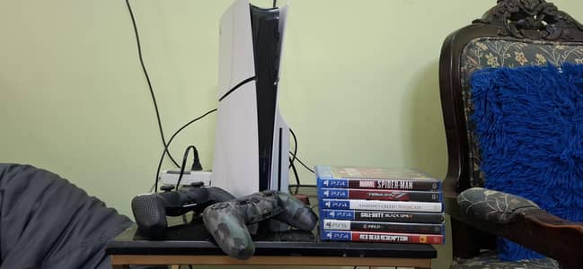 Playstation 5 1tb with games dual controllers
