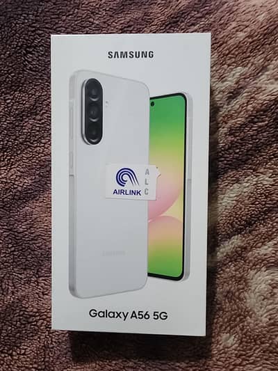 Samsung Mobile A56 12/256 Offical PTA Box Packed