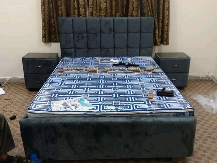 Bed Set - King Size bed - double bed - wooden bed - single bed - beds 7