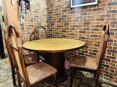 dining table with 4 chairs