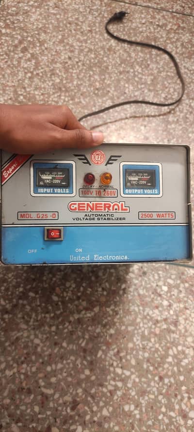 stabilizer 2500 watt for sale  working may hai all ok hai