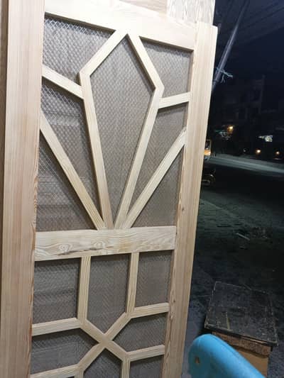 wood door