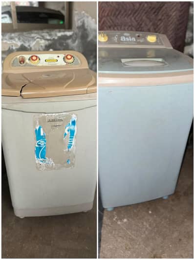 Super Asia Dryer + Super Inex washing machine — Good Condition