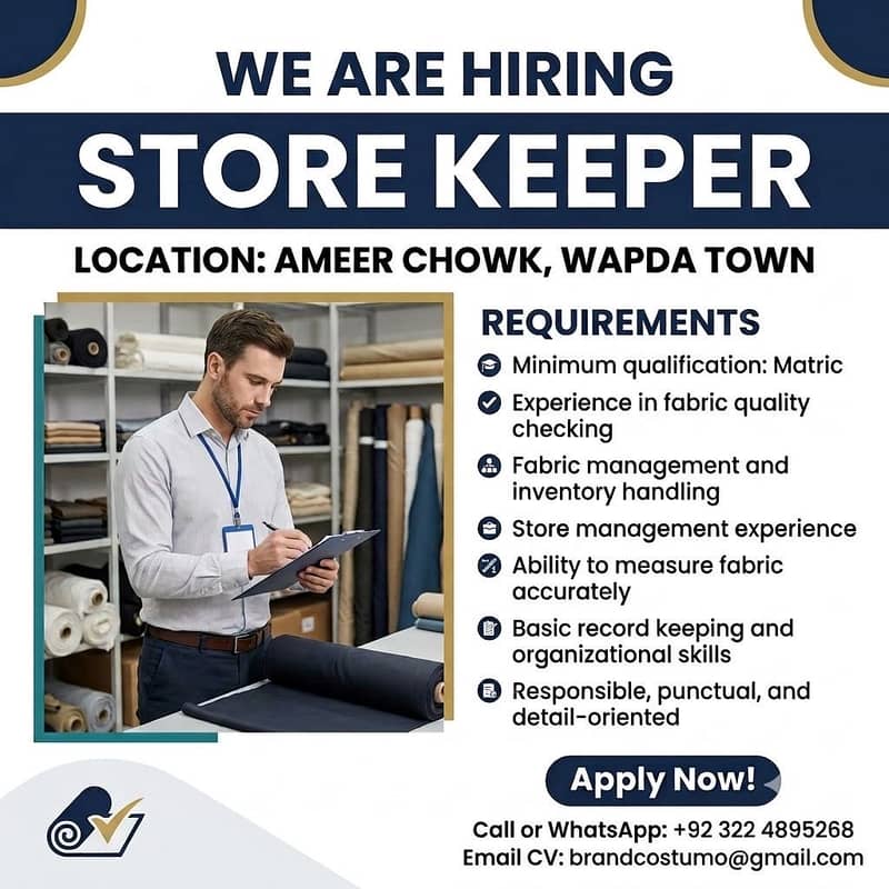 Store Keeper 0