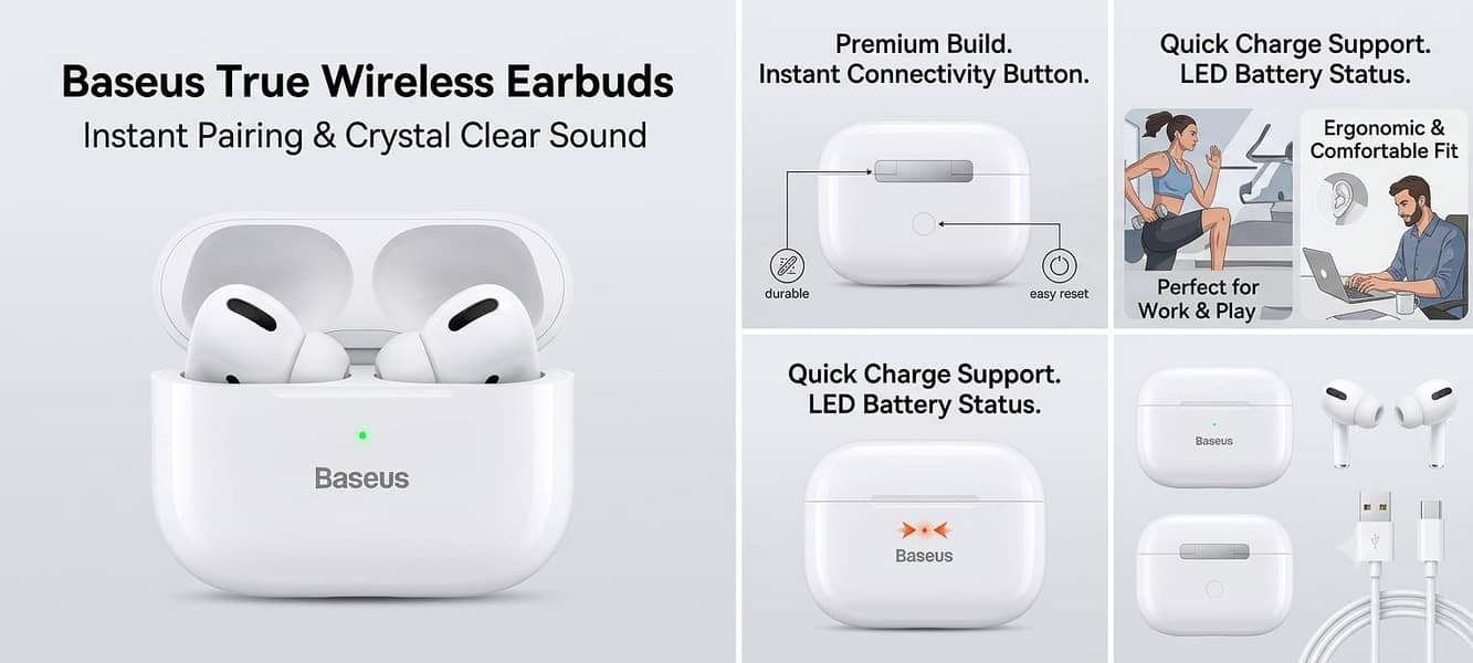 Baseus True Wireless Earbuds 1