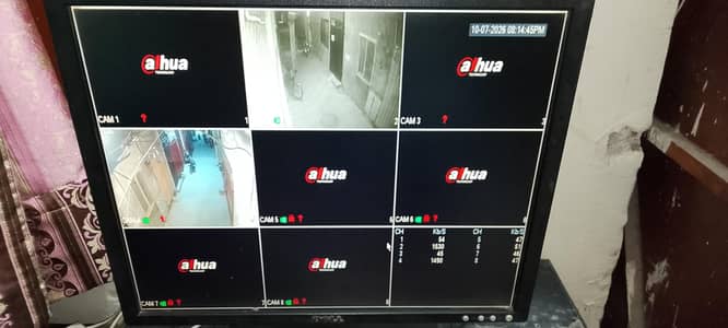 8 channel Dvr online with 3 dahua camra