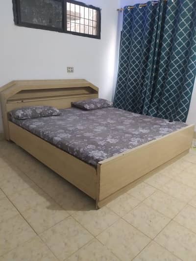 Double Bed With Mattres