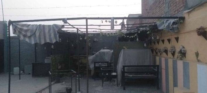 لوہے کا مضبوط شیڈ فریم برائے چھت 0