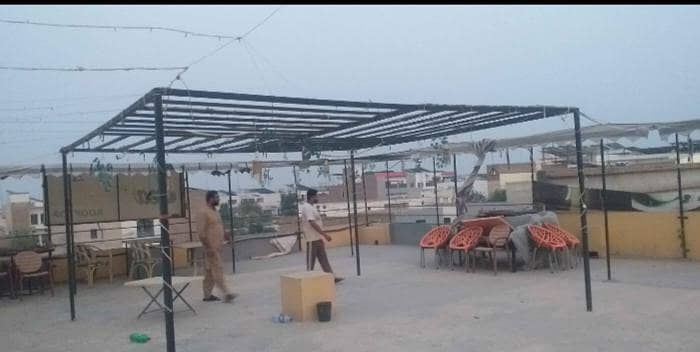 لوہے کا مضبوط شیڈ فریم برائے چھت 1