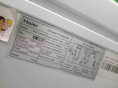 haier deep freezer for sale