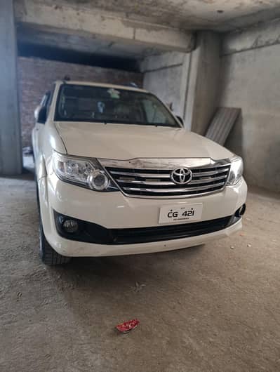 Toyota Fortuner 2014 – Automatic, White, Islamabad Registered