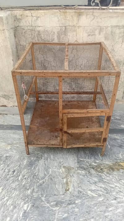 wood pinjra urgent for sale or aseel murgi