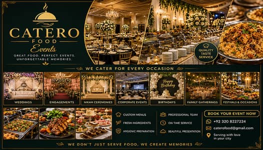 CATERO FOOD – Premium Catering for Every Occasion