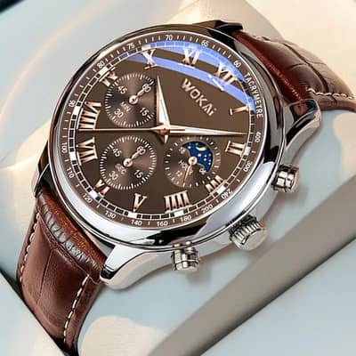 Wokai Business Watch Quartz Sports Casual Belt Mens Watch