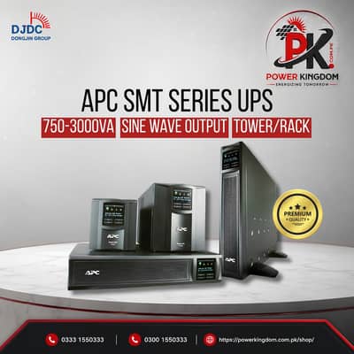 APC Smart UPS SMT Series 750VA to 3000VA Pure Sine Wave UPS