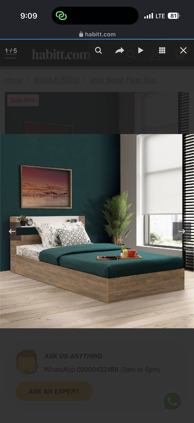 Habbit single bed 2