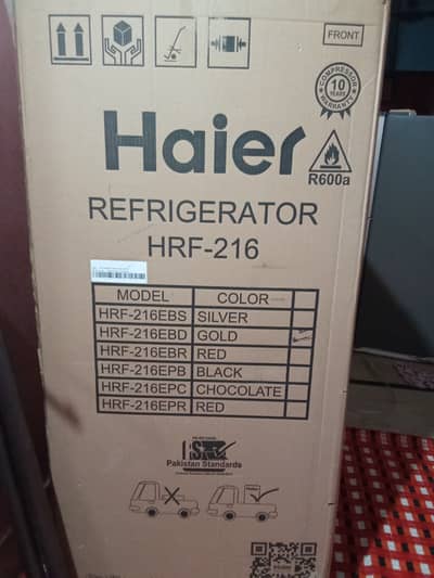 Brand New Haier refrigerator unopened box