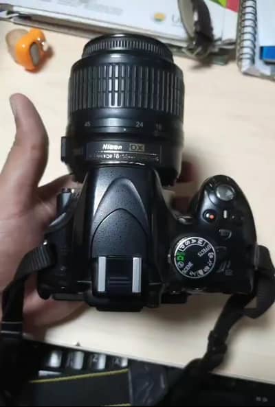 Nikon D5100 with 18-55mm lens + 55-200mm lens