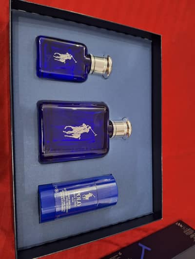 Ralph Lauren Polo Blue 3-Piece Gift Set – Brand New