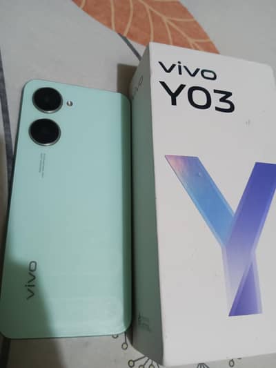 Vivo Y03 Box pack with charger