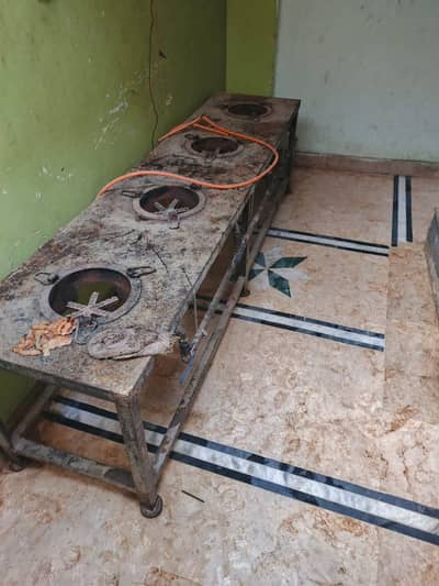 4 Burner Commercial Hotel Gas Stove For Sale