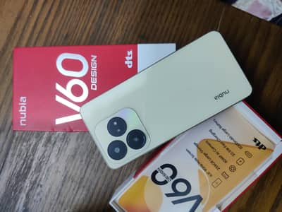 Nubia V60 Design *16 GB ram-256GB Rom PTA APPROVED- 13 months warranty