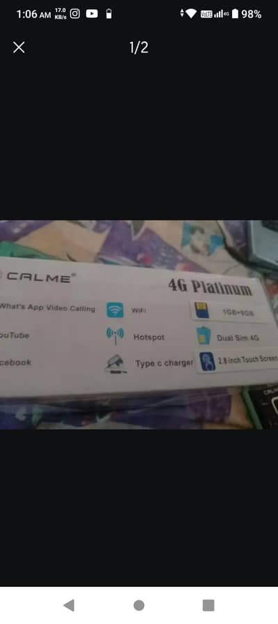 Calme 4G Platinum