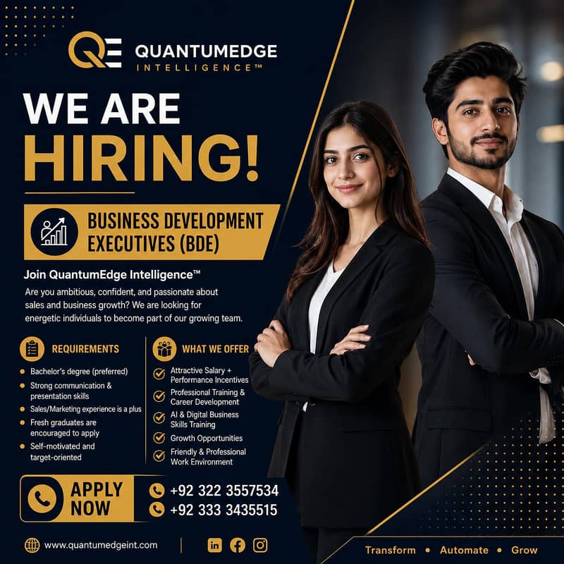 Require Business Development Executives 3