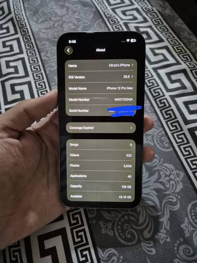 Apple iPhone 12 Pro Max non pta 128gb