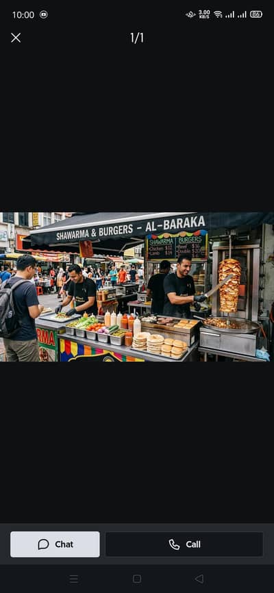 need Burgr shoarma karigar
