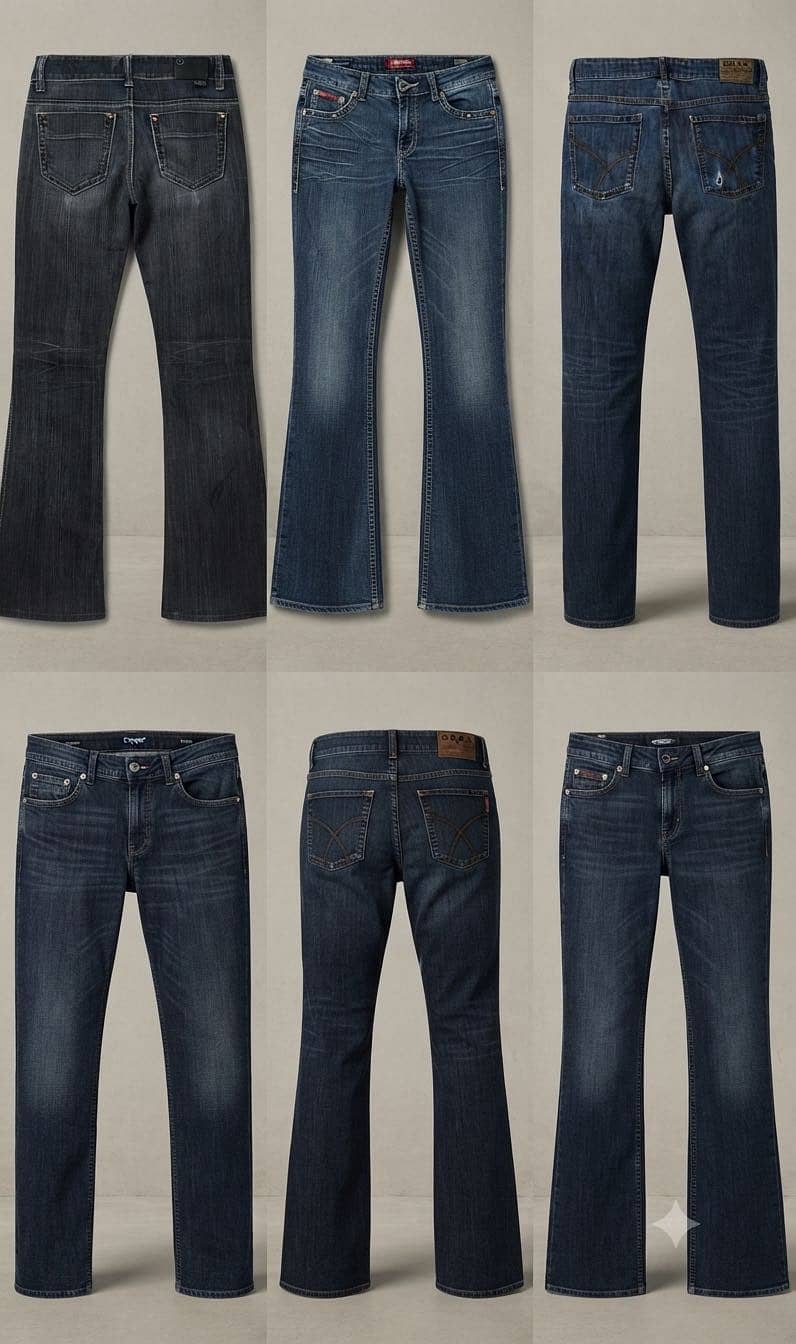 bootcut straight Jeans bundle (imported) 0