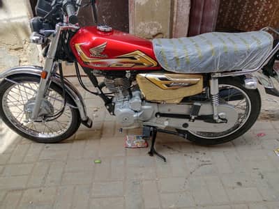 special edition self start red cg 125S